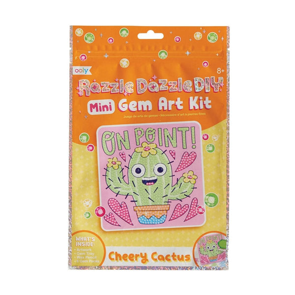 Razzle Dazzle D.I.Y. Mini Gem Art Kit: Cheery Cactus