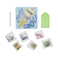 Razzle Dazzle D.I.Y. Mini Gem Art Kit: Cool Cream