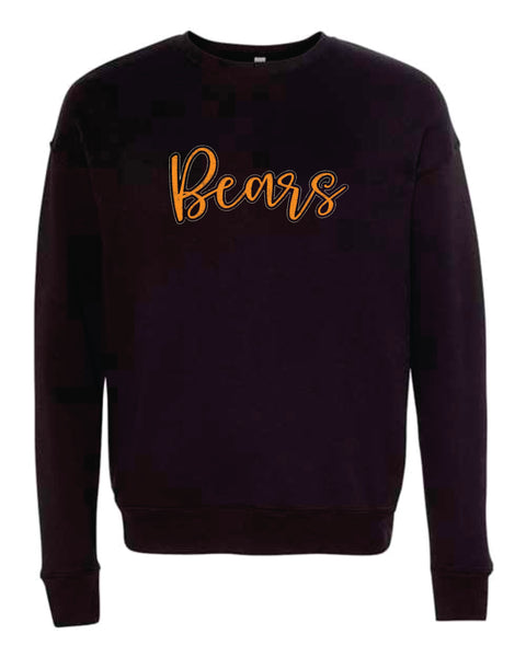 Bears Script Embroidery Crewneck