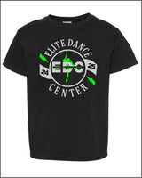 Youth Short Sleeve - Black w/green