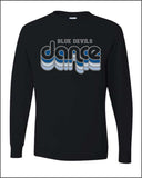 Blue Devils Dance Long Sleeve Tee - 3 color options