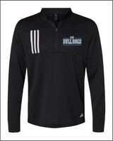 Adidas - 3-Stripes Double Knit Quarter-Zip Pullover