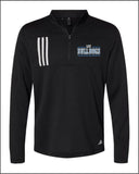 Adidas - 3-Stripes Double Knit Quarter-Zip Pullover