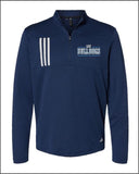 Adidas - 3-Stripes Double Knit Quarter-Zip Pullover