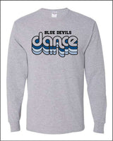 Blue Devils Dance Long Sleeve Tee - 3 color options