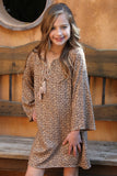 Girls Leopard Dress