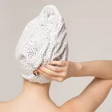 Microfiber Hair Towel - Micro Dot