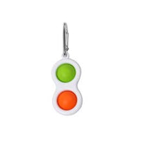 Simple Dimple Fidget Toy - Green/Orange