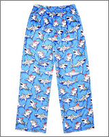 Great White Christmas Plush Pants